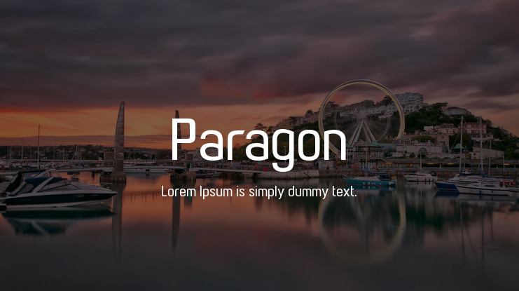 Paragon Font Family
