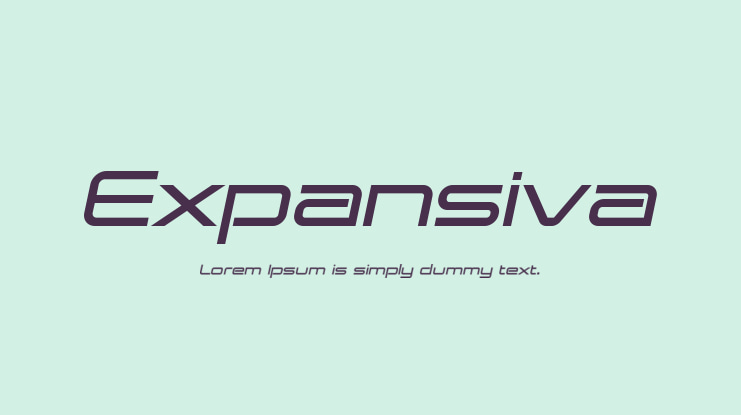 Expansiva Font Family