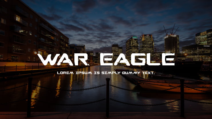 War Eagle Font Family