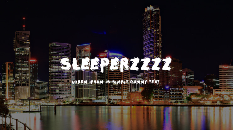 Sleeperzzzz Font