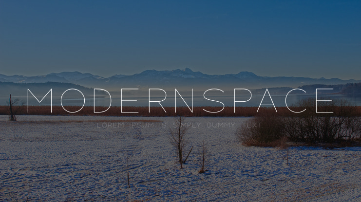 MODERNSPACE Font