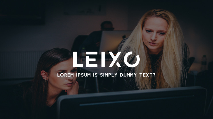 LEIXO Font