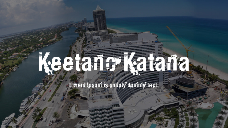 Keetano Katana Font Family