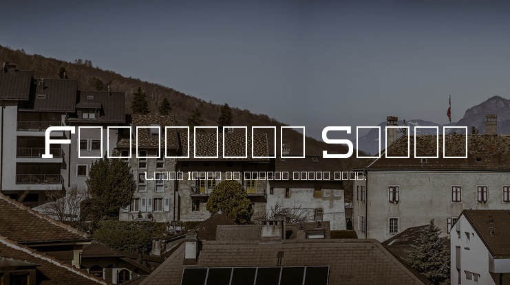 Formation Serif Font