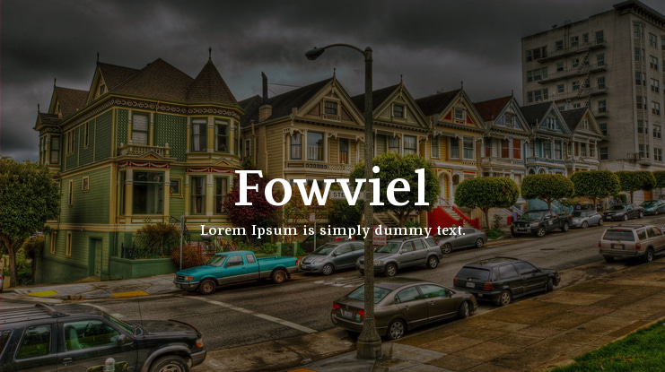 Fowviel Font