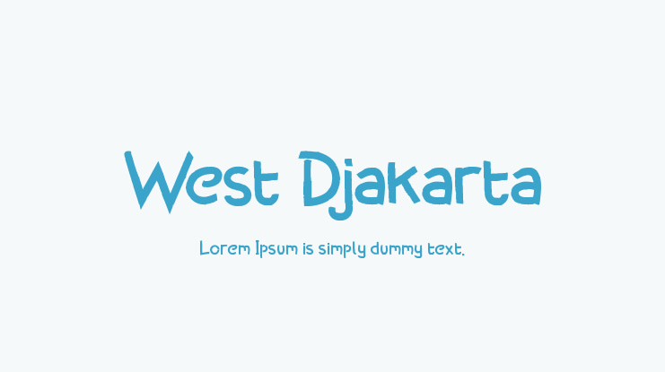 West Djakarta Font