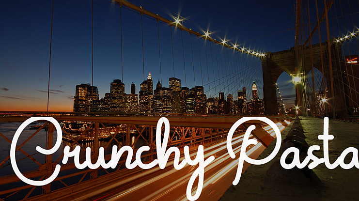 Crunchy Pasta Font