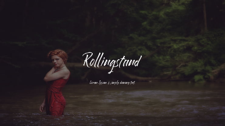 Rollingstand Font