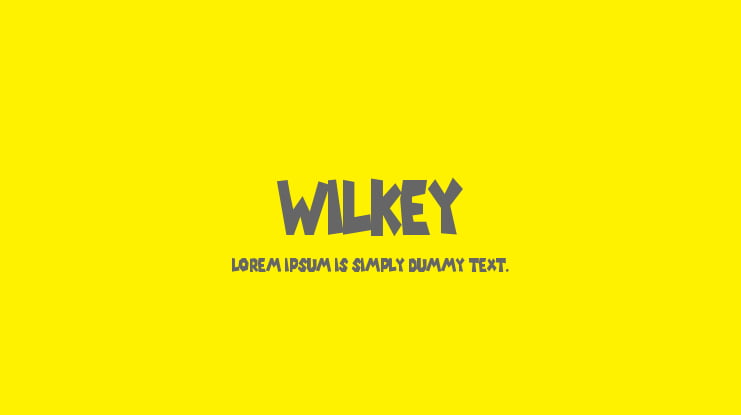 Wilkey Font