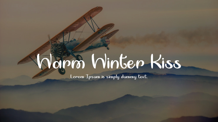 Warm Winter Kiss Font