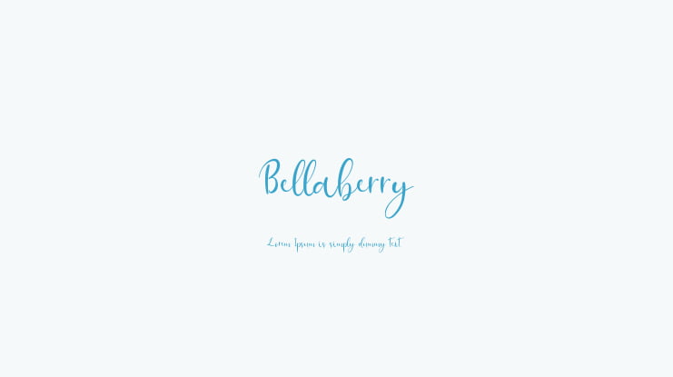 Bellaberry Font