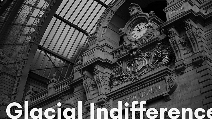 Glacial Indifference Font Family