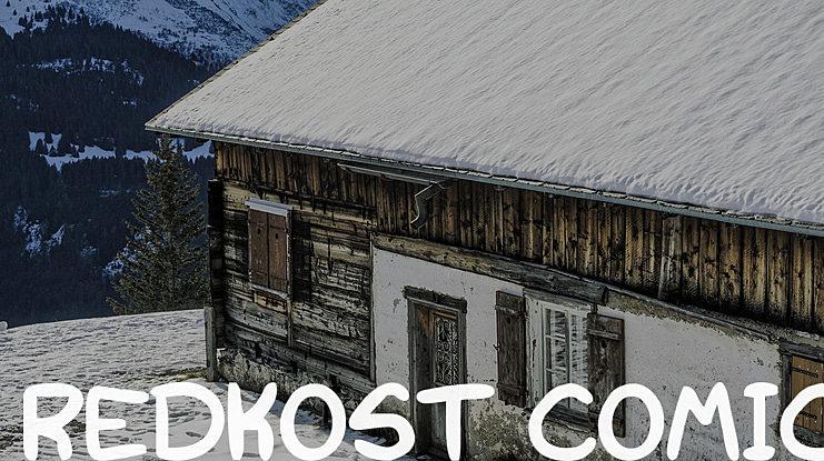 Redkost Comic Font