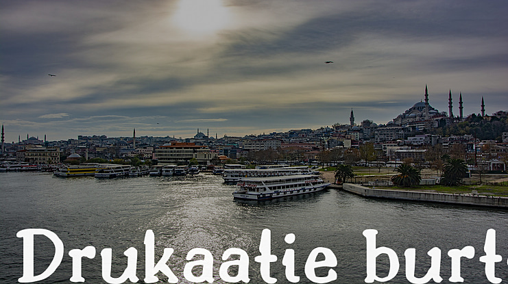 Drukaatie burti Font Family