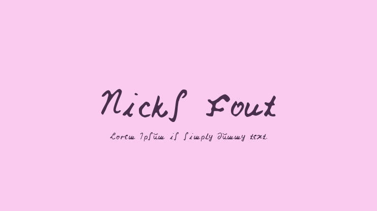 Nicks Font
