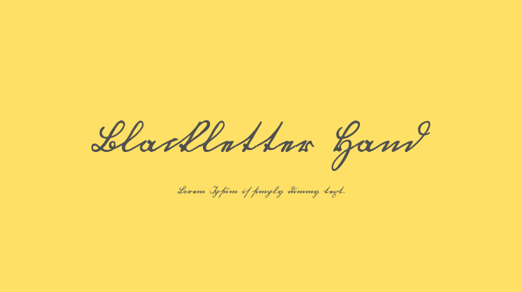 Blackletter Hand Font