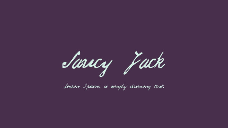 Saucy Jack Font