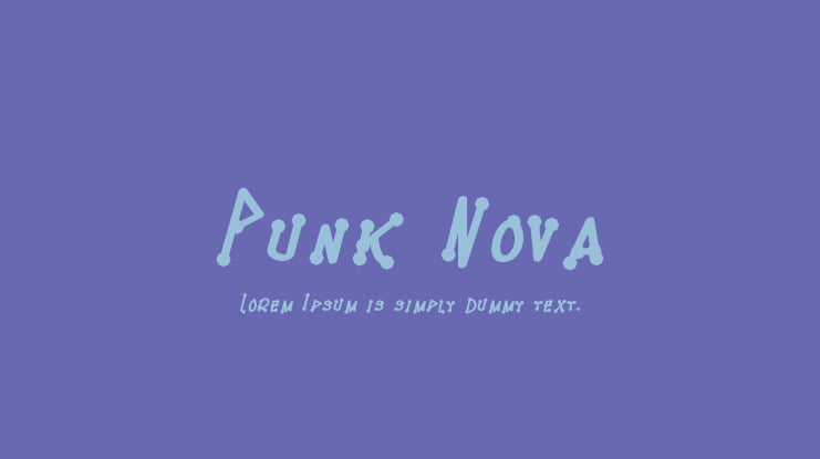Punk Nova Font Family