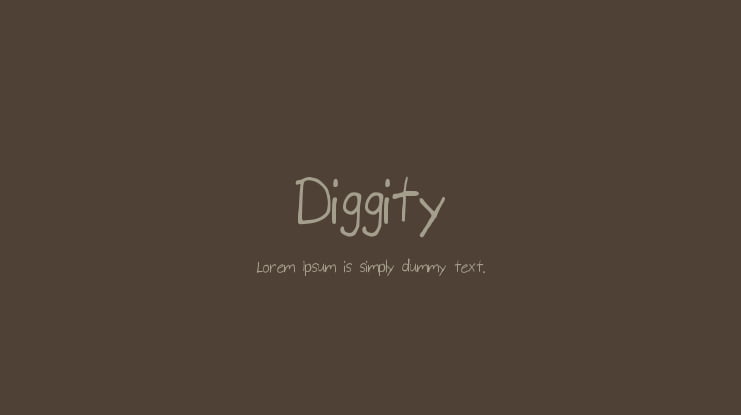 Diggity Font