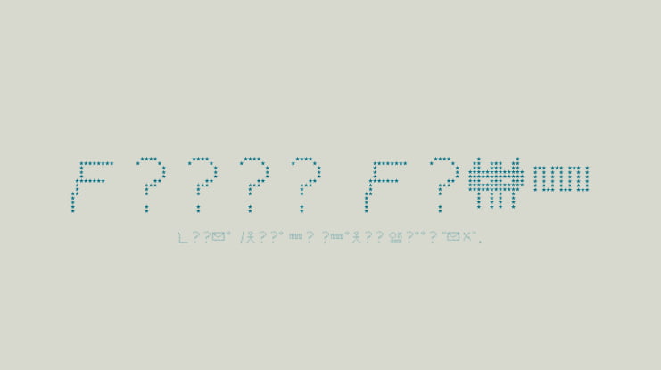 Funky Fuji Font