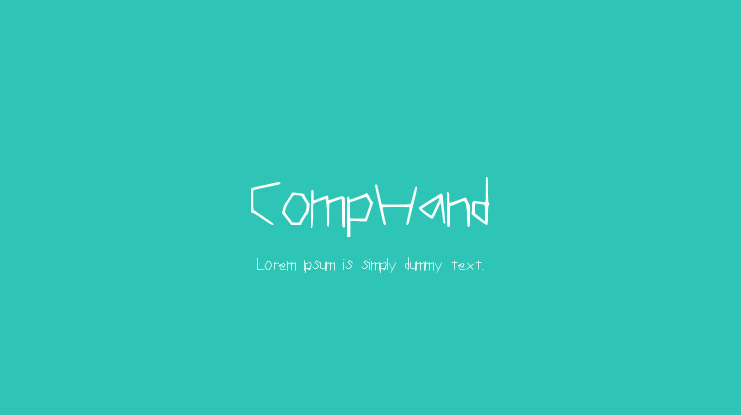 CompHand Font