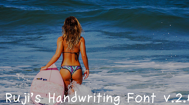 Ruji's Handwriting Font v.2.0
