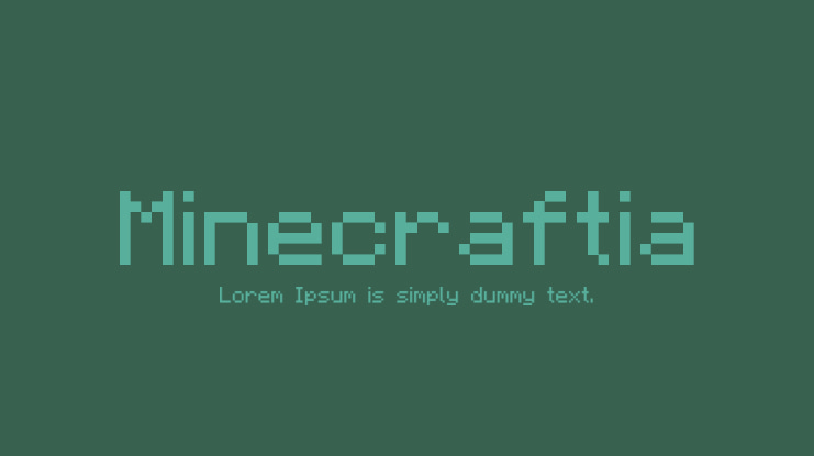 Minecraftia Font