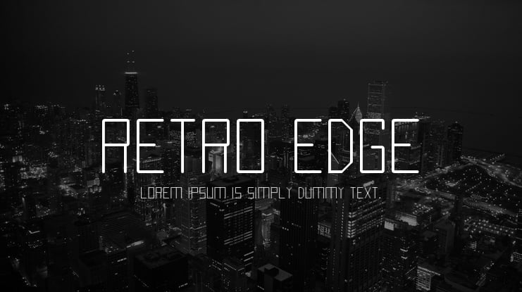 RETRO EDGE Font