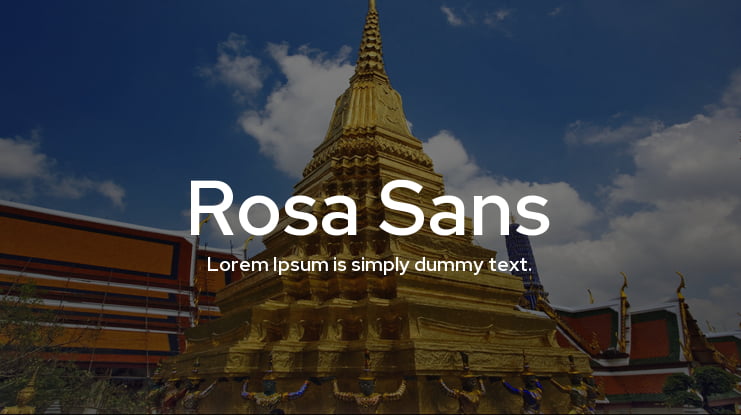 Rosa Sans Font Family