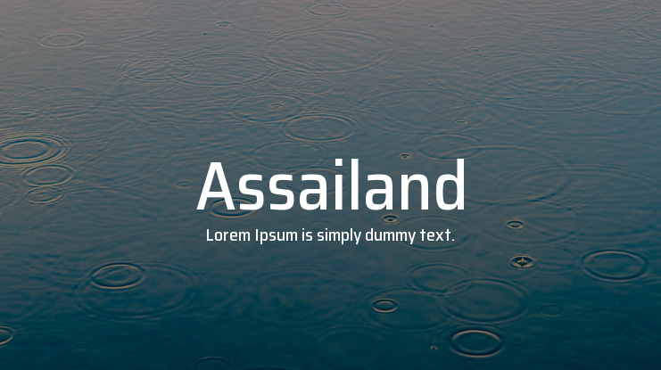Assailand Font Family