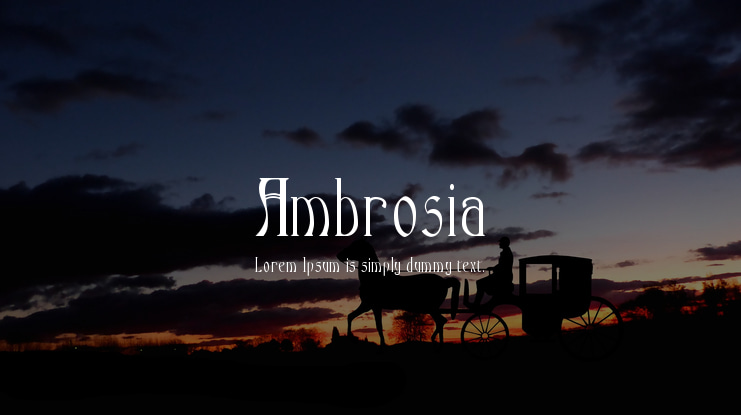 Ambrosia Font