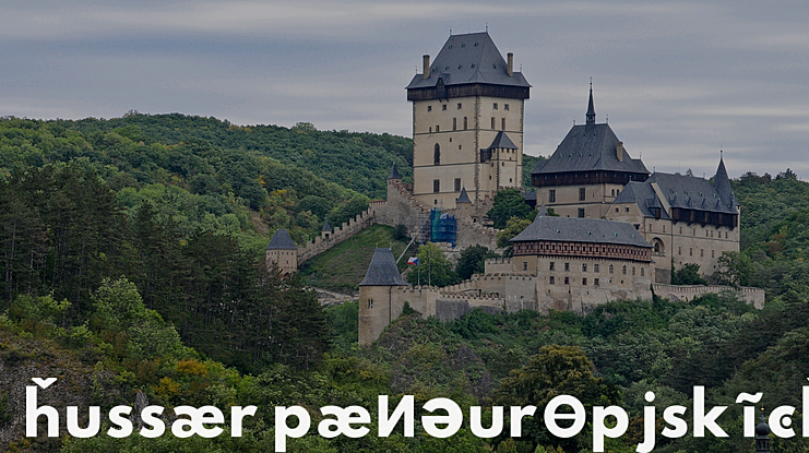 Hussar Paneuropjskich Font Family