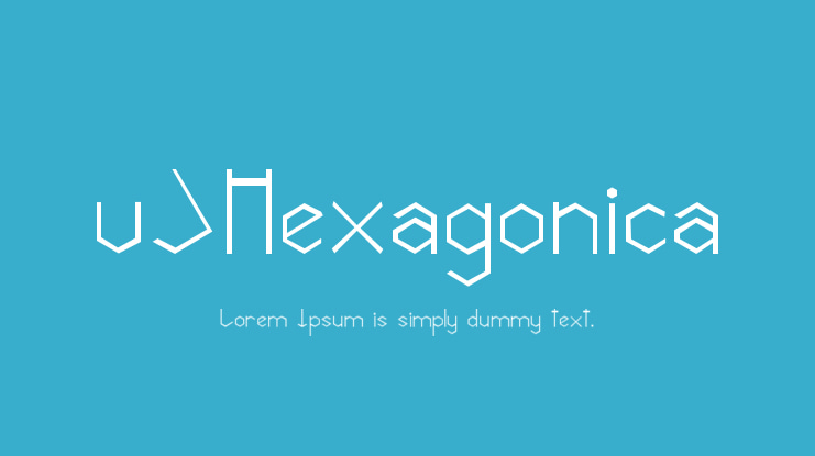 vSHexagonica Font