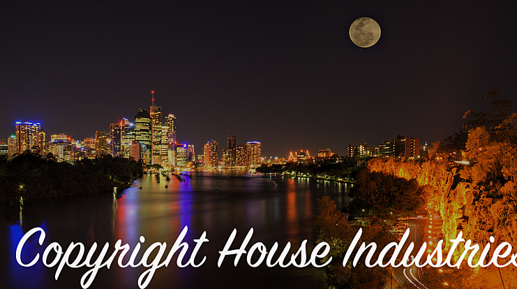 Copyright House Industries Font