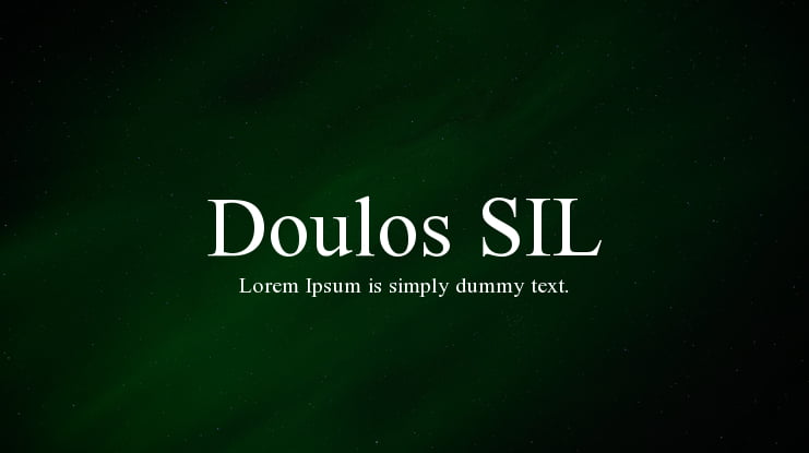 Doulos SIL Font