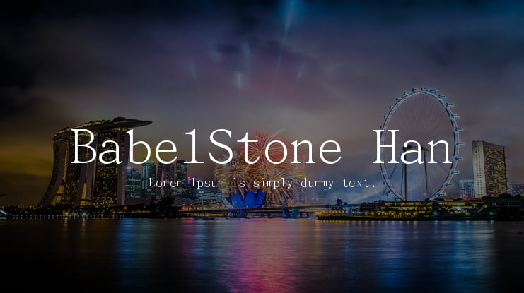 BabelStone Han Font