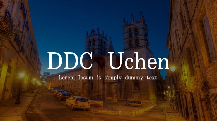 DDC Uchen Font Family