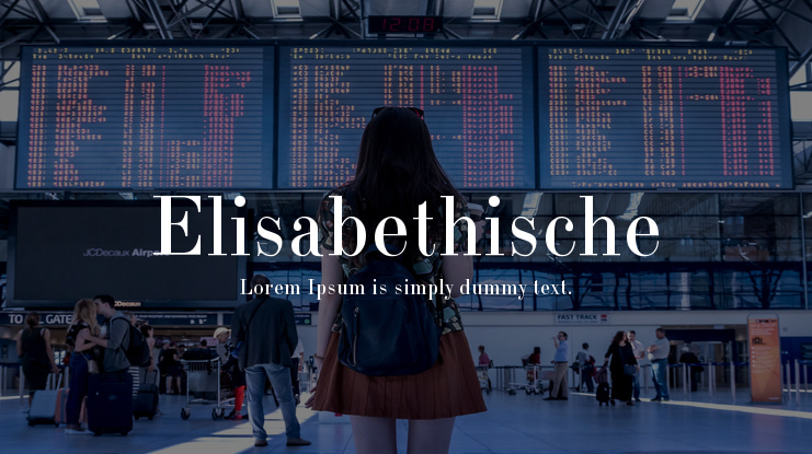 Elisabethische Font