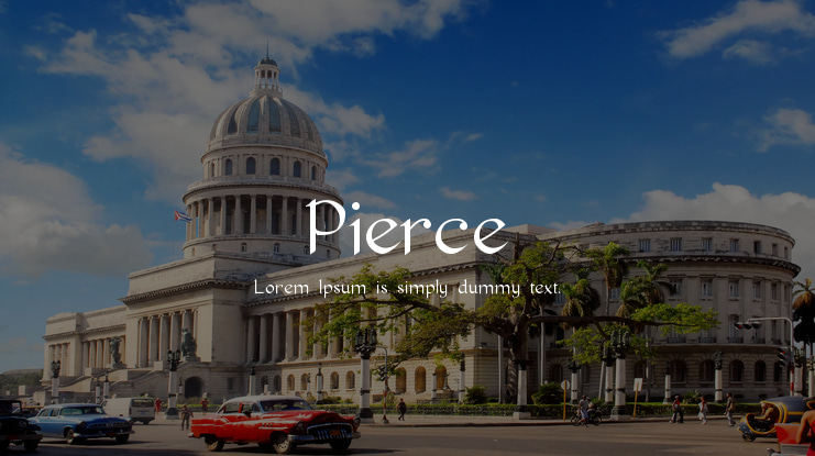 Pierce Font Family