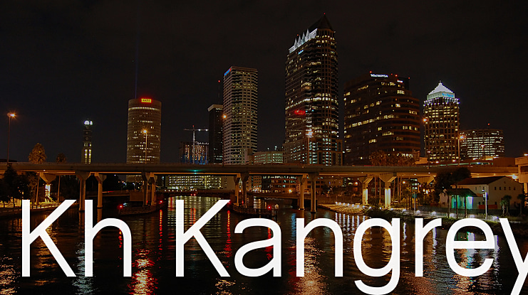 Kh Kangrey Font