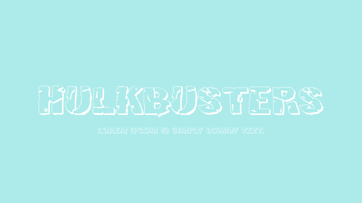 Hulkbusters Font Family