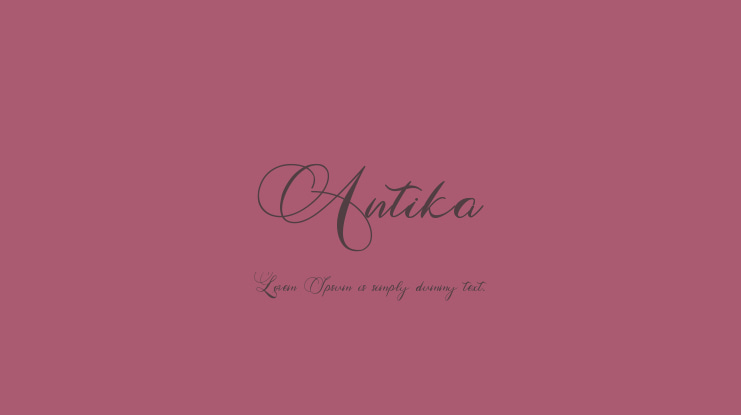 Antika Font