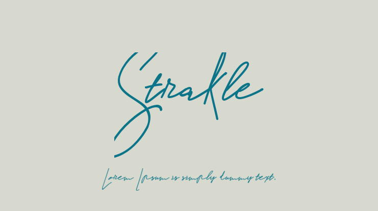Strakle Font