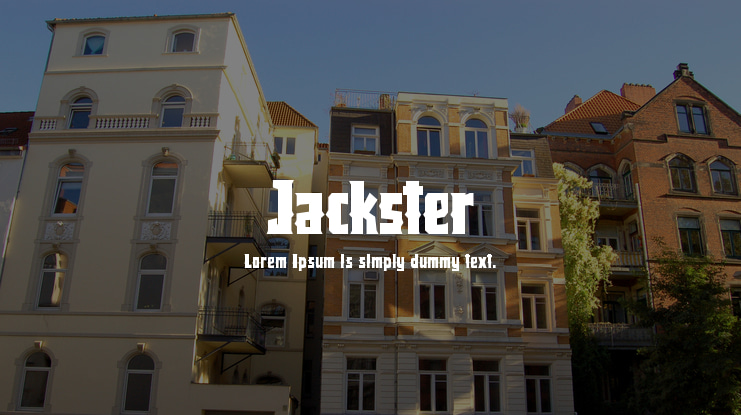 Jackster Font