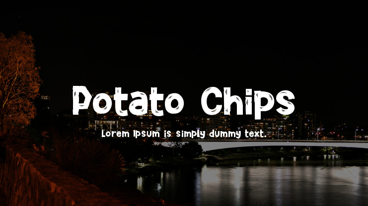 Potato Chips Font