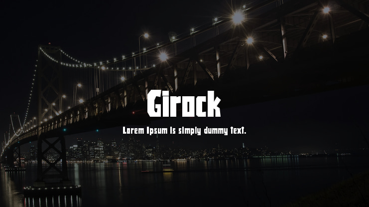 Girock Font