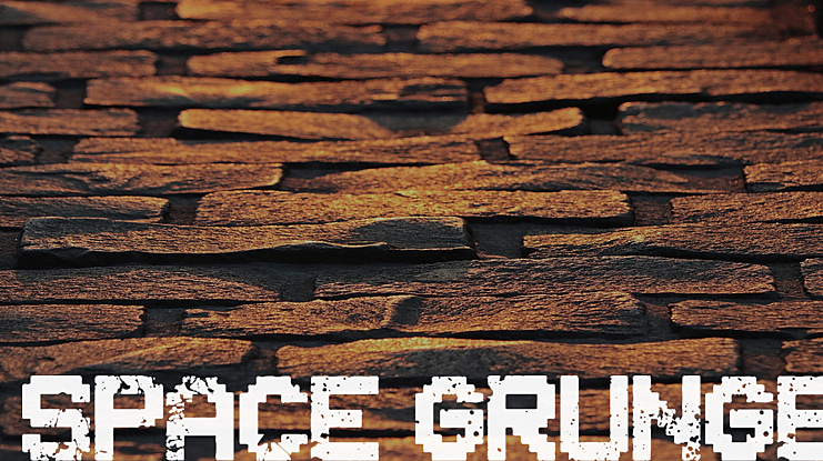 Space Grunge Font