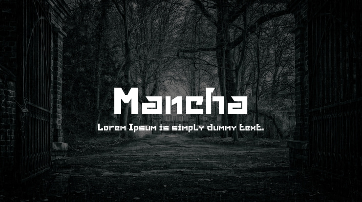 Mancha Font