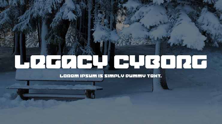 Legacy Cyborg Font Family
