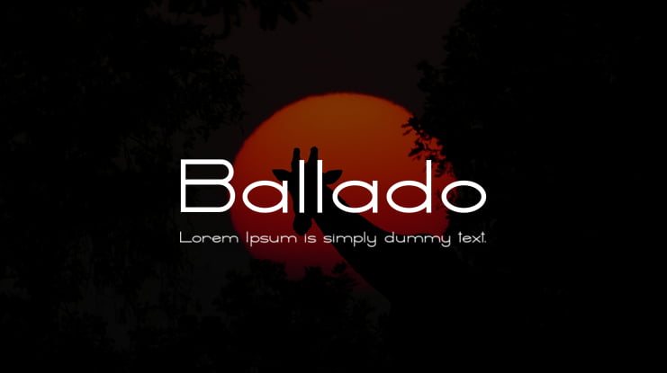 Ballado Font